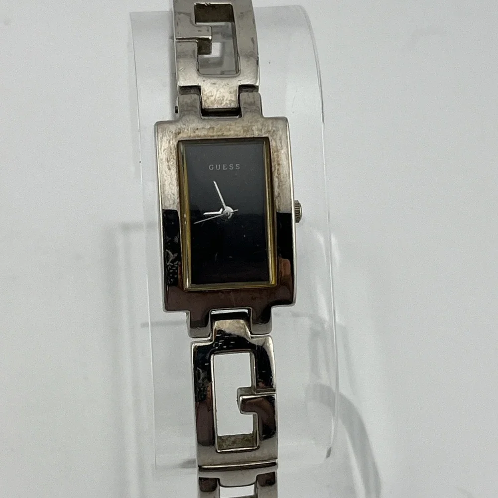 Guess Tank Women's Quartz Watch Silver G Logo 6
